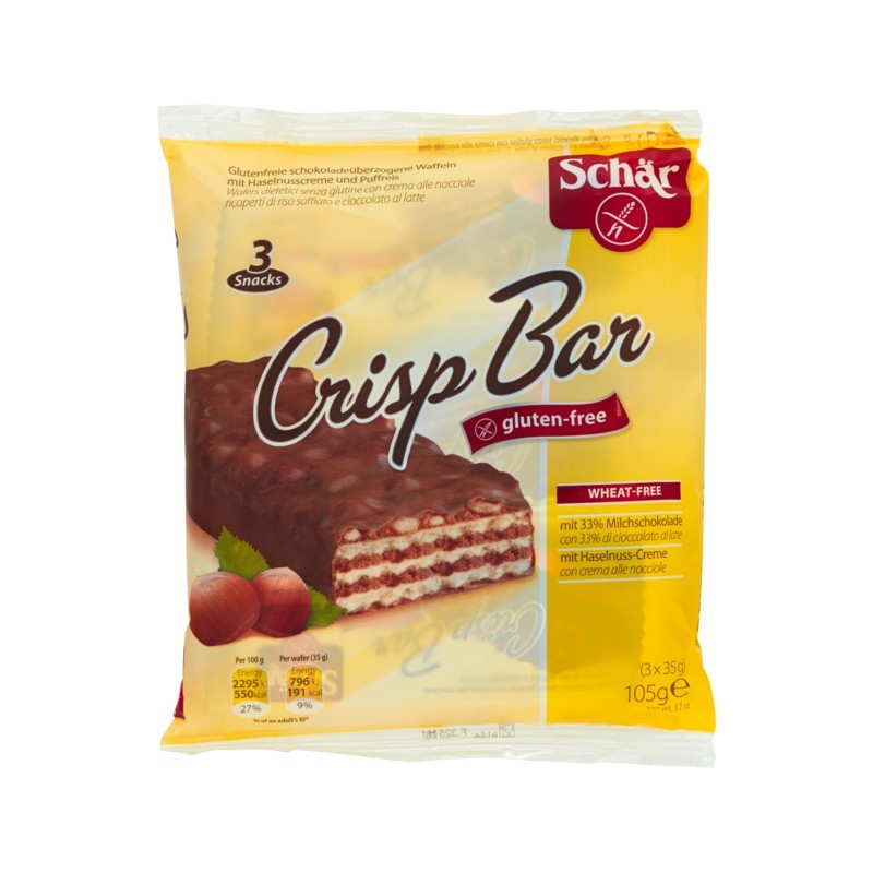 Schar Gluten Free Crisp Bar 105gr