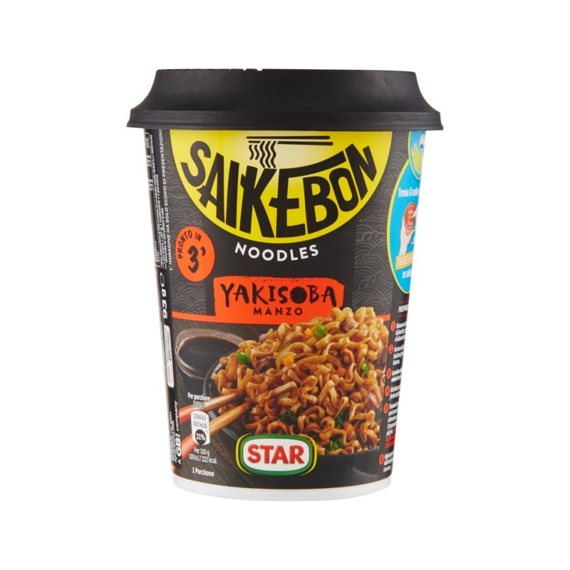 Star Saikebon Noodles Yakisoba Manzo 93gr