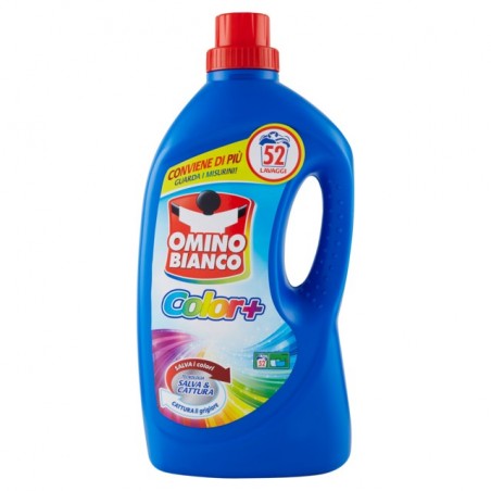 8003650010865 Omino Bianco Liquido Lavatrice Color 52 Misurini 2600ml