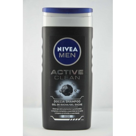 4005900123749 Nivea Doccia Shampoo Men Active Clean 250ml