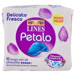 8001480401488 Lines Petalo Blu Ultra Lungo Con Ali 10pz