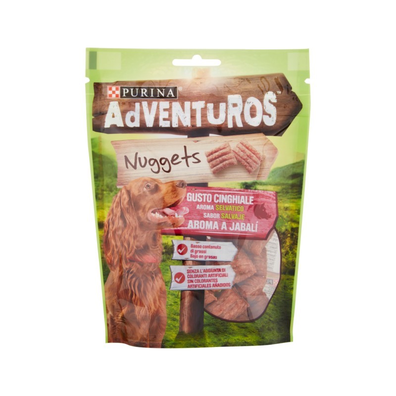 Purina Adventuros Nuggets Cinghiale 90gr