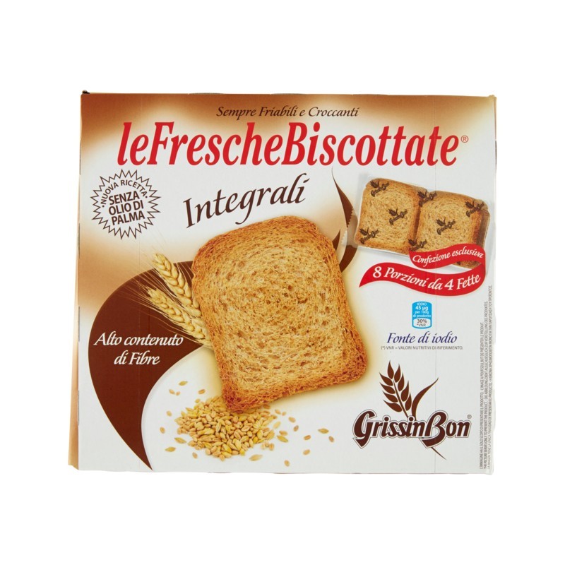 Grissin Bon Le Fresche Biscottate Integrali 250gr