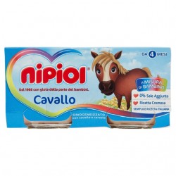 8001040093603 Nipiol Omogeneizzato Cavallo 2x80gr