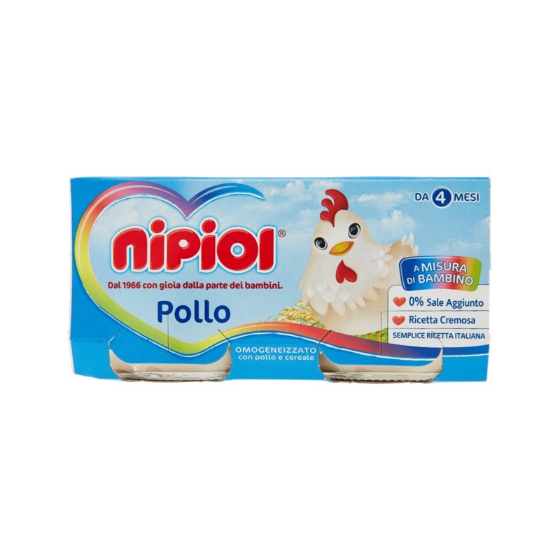 Nipiol Omogeneiz Pollo 2x80gr