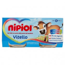 8001040093788 Nipiol Omogeneizzato Vitello 2x80gr