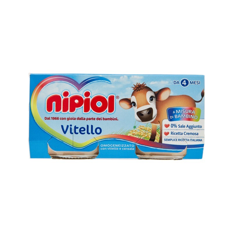 Nipiol Omogeneizzato Vitello 2x80gr