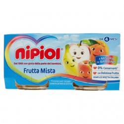 Nipiol Omogeneizzato Frutta Mista 2x80gr