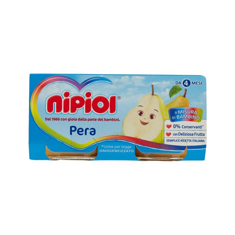 Nipiol Omogeneizzato Pera 2x80gr