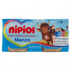 8001040093665 Nipiol Omogeneizzato Manzo 2x80gr