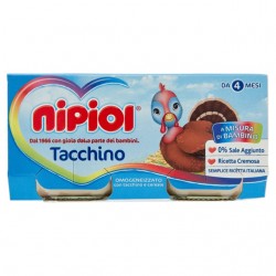 8001040093771 Nipiol Omogeneizzato Tacchino 2x80gr