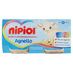 Nipiol Omogeneizzato Agnello 2x80gr