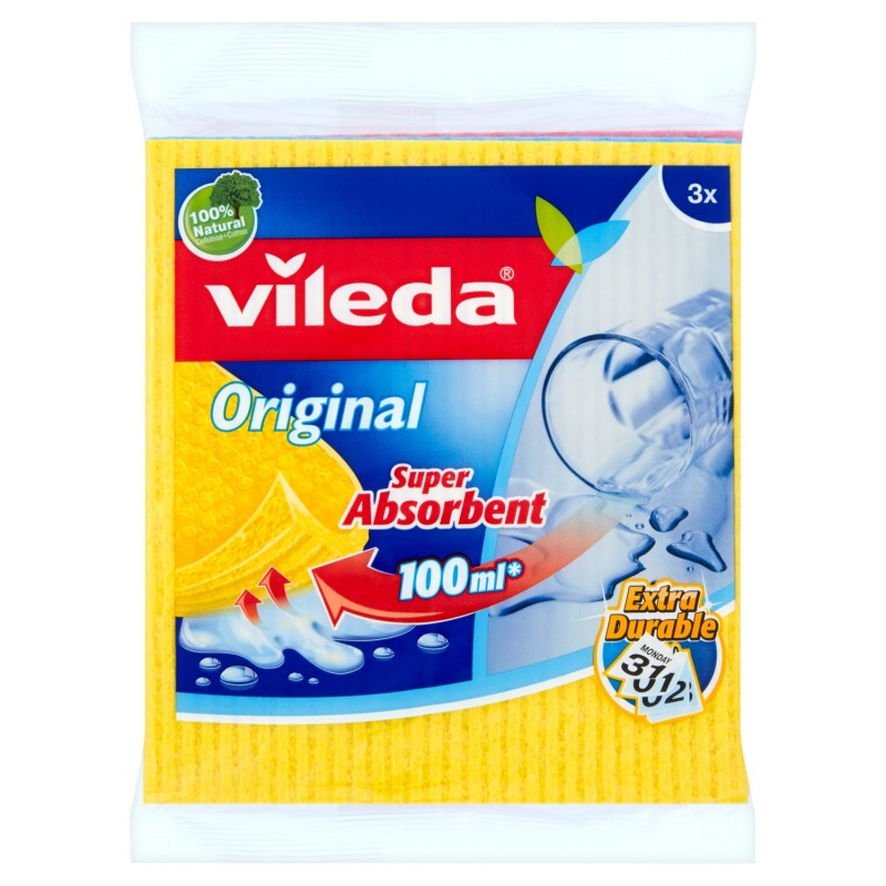 Vileda Original Panno Spugna 3pz