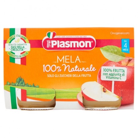 8001040415887 Plasmon Omogeneizzato Mela 2x104gr