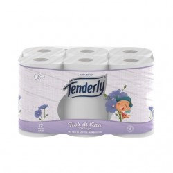 Tenderly Igienica Fior Di Lino 12pz