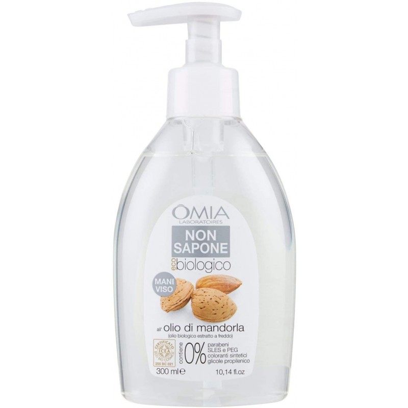 Omia Ecobio Non Sapone Mandorla Con Dispenser 300ml