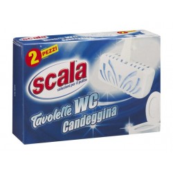 Scala Wc Tavoletta Candeggina 2pz