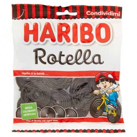 3103220059685 Haribo Caramelle Rotella 175gr