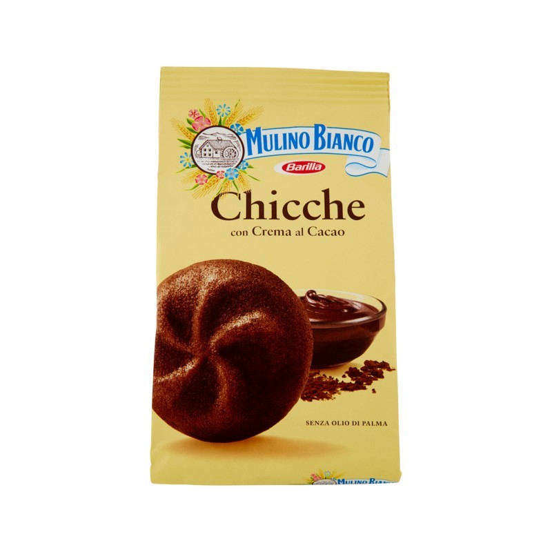 8076809545549 Mulino Bianco Chicche Con Crema Al Cacao 200gr