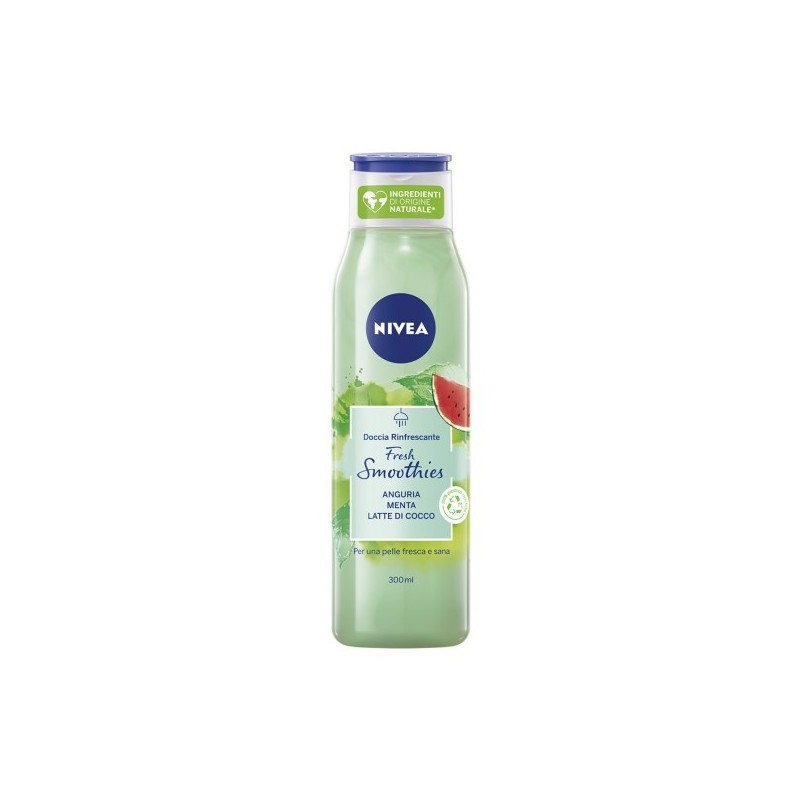 Nivea Doccia Fresh Smoothies Rinfrescante Anguria, Menta E Latte Di Cocco 300ml