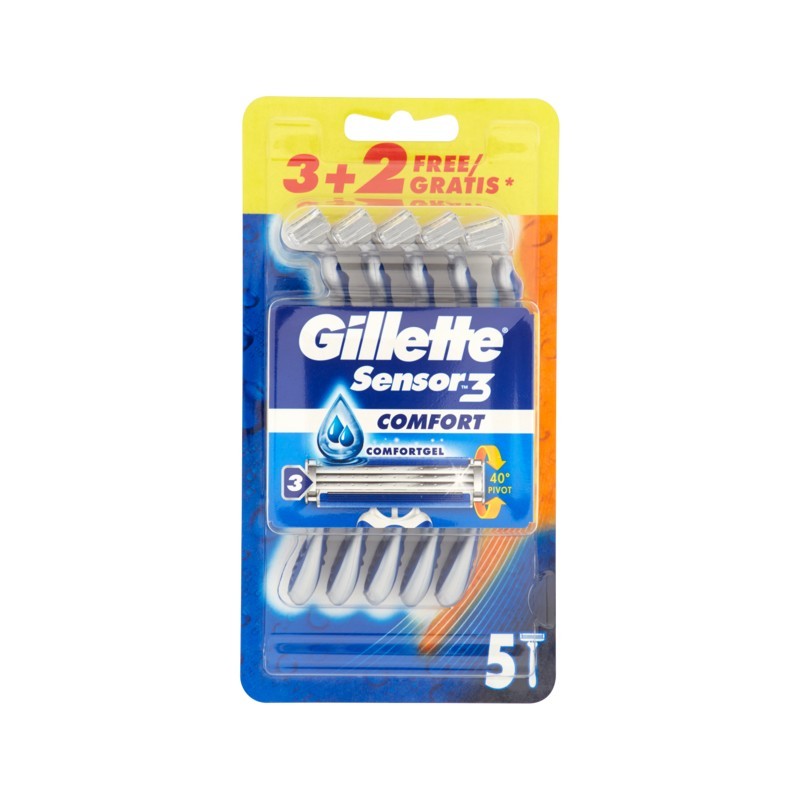 Gillette Sensor 3 Comfort Usa E Getta 3+2pz