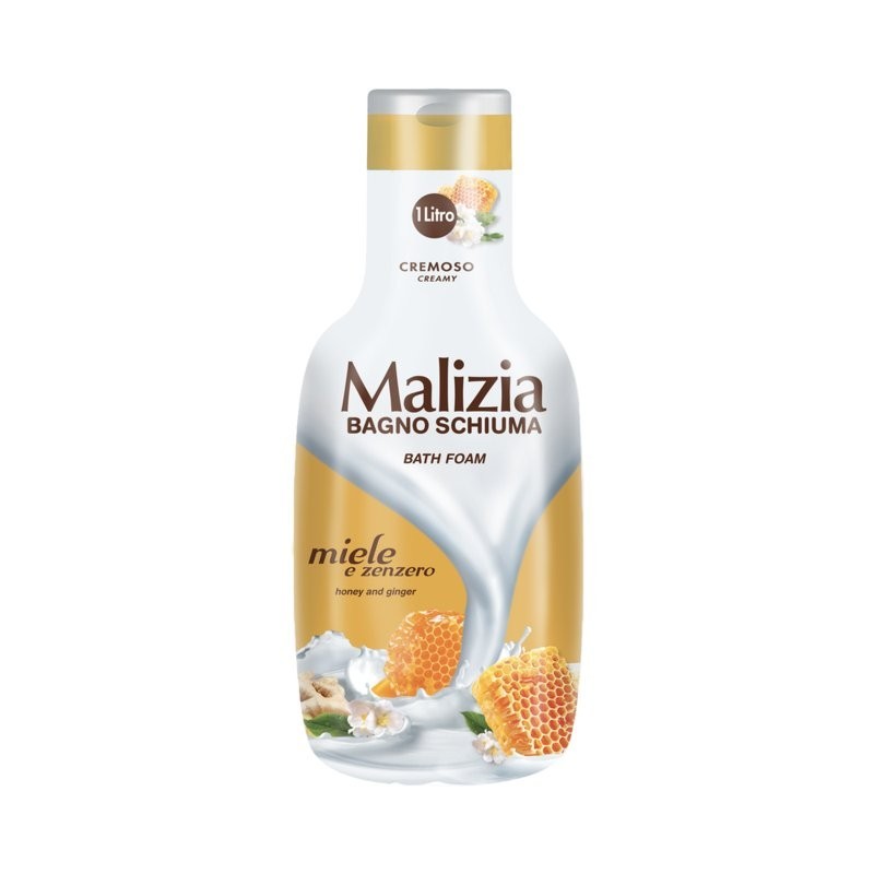 Malizia Bagno Schiuma Miele E Zenzero 1000ml