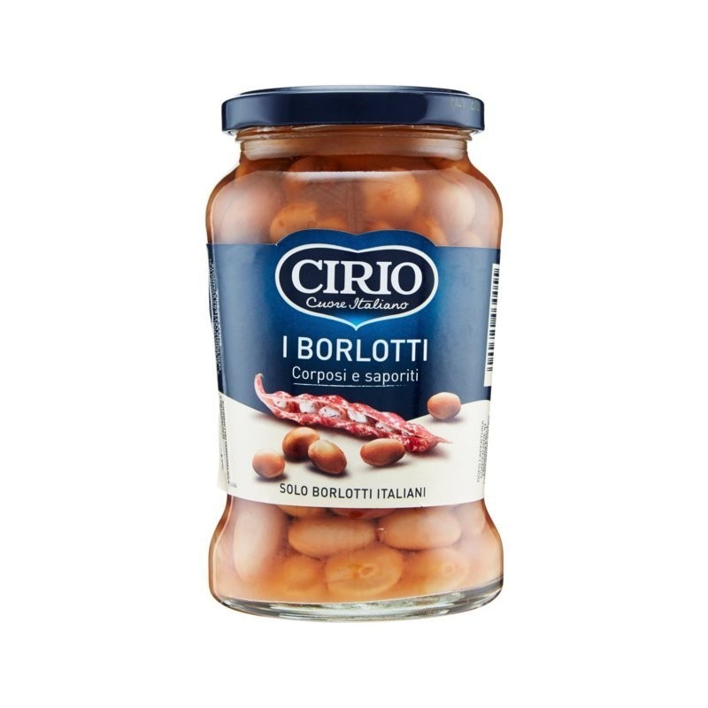 Cirio Fagioli Borlotti Vetro 370gr