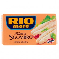 8004030378001 Rio Mare Filetti Di Sgombro Olio Di Oliva 125gr