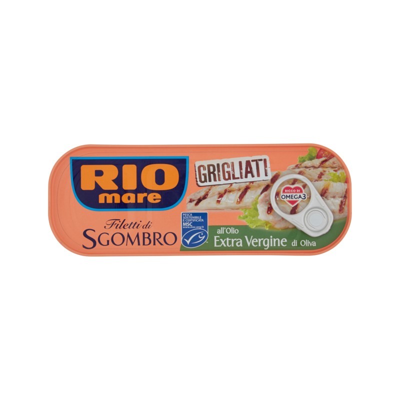 Rio Mare Filetti Di Sgombro Grigliati All'olio Extra Vergine Di Oliva 120gr