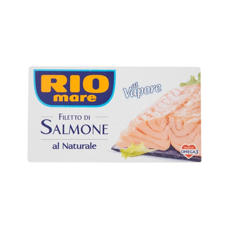 Rio Mare Filetti Salmone Al Naturale Al Vapore 150gr