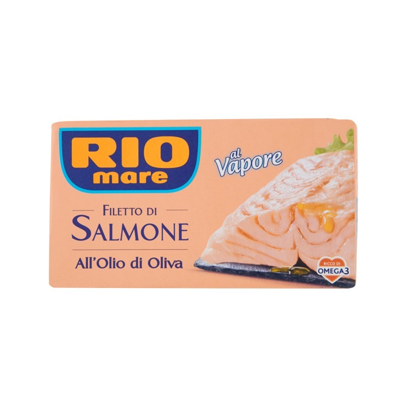 8004030086005 Rio Mare Filetto Di Salmone Al Vapore All'olio Di Oliva 150gr