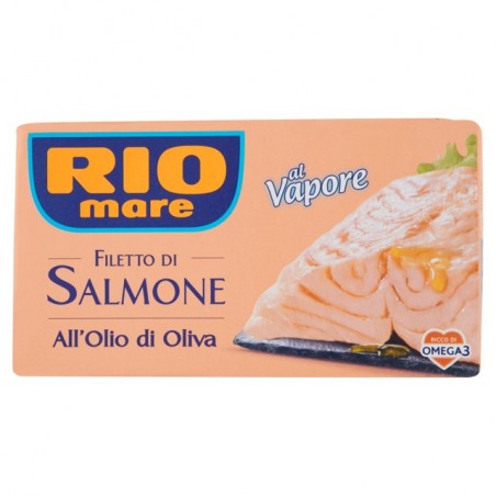 8004030086005 Rio Mare Filetto Di Salmone Al Vapore All'olio Di Oliva 150gr