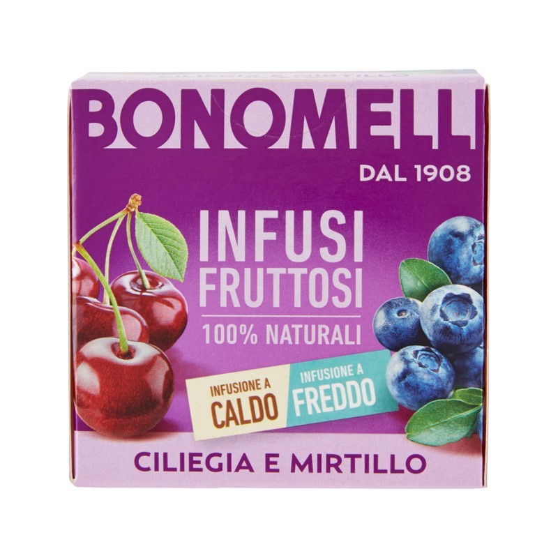 Bonomelli Infuso Ciliegia E Mirtillo 12 Filtri