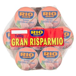 Rio Mare Tonno Olio Di Oliva 7x80gr