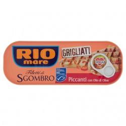 Rio Mare Filetti Di Sgombro Grigliati Piccanti Con Olio Di Oliva 120gr