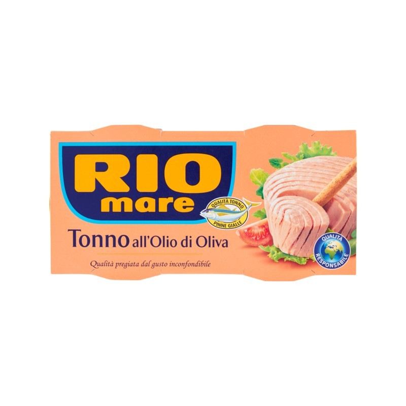 8004030381681 Rio Mare Tonno All'olio Oliva 2x160gr