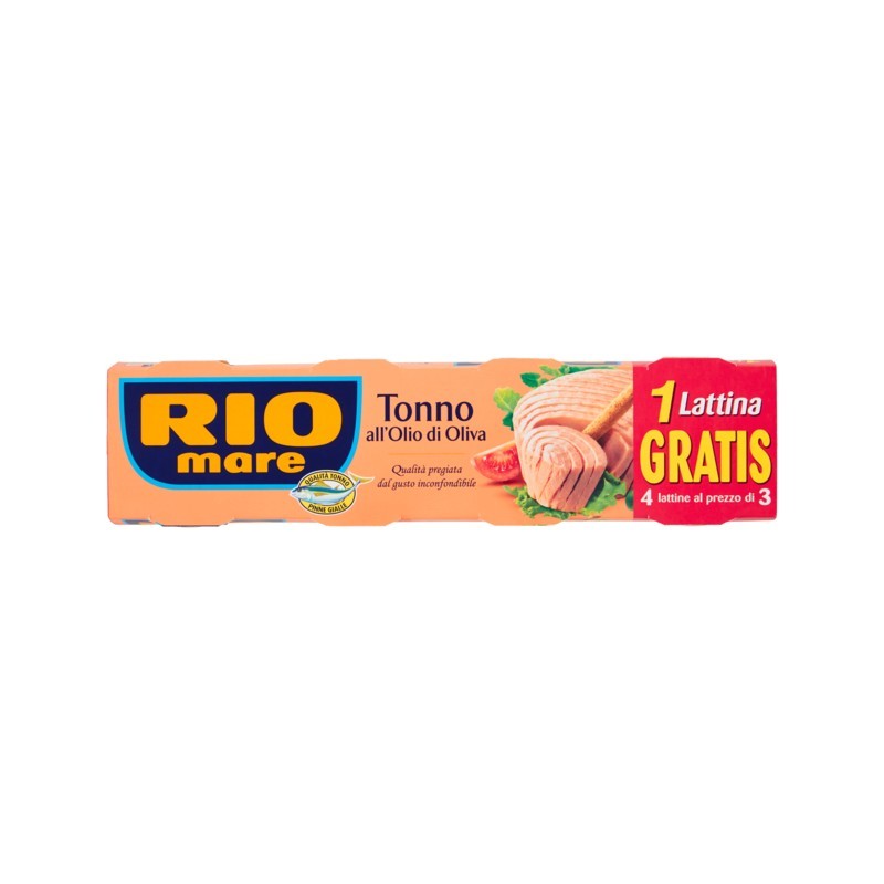 Rio Mare Tonno All'olio Di Oliva 3+1x120gr