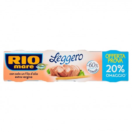 8004030105096 Rio Mare Tonno Leggero 4x60gr