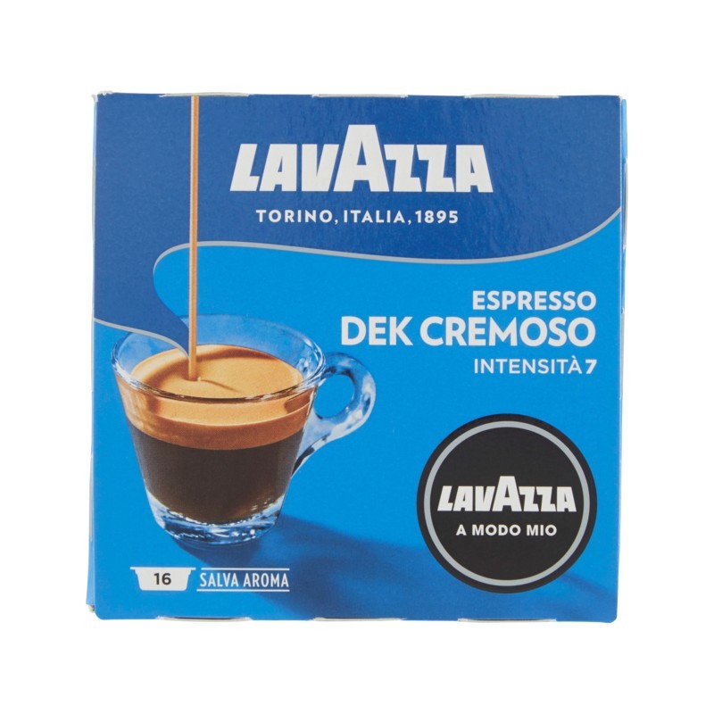 Lavazza A Modo Mio Capsule Dek Cremoso 16pz