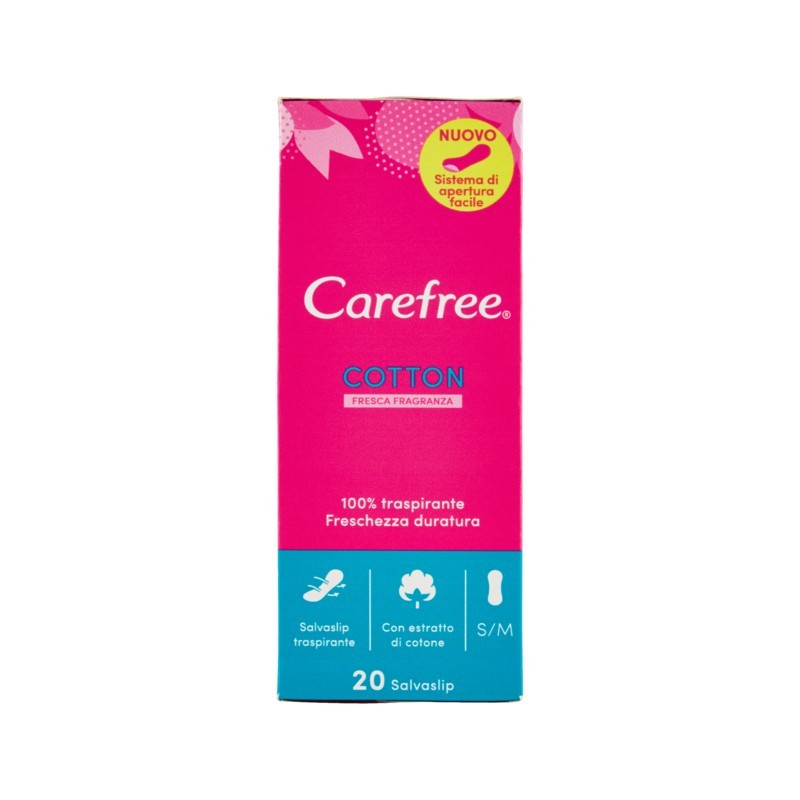 Carefree Cotton Fresca Fragranza 24pz