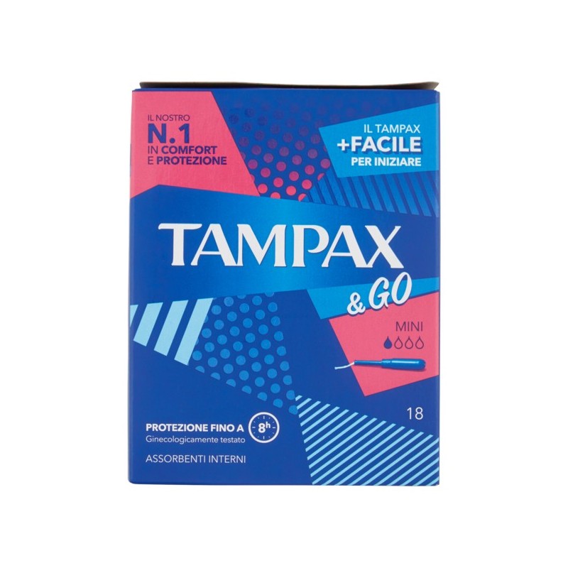 8001090334756 TAMPAX &GO MINI 18PZ