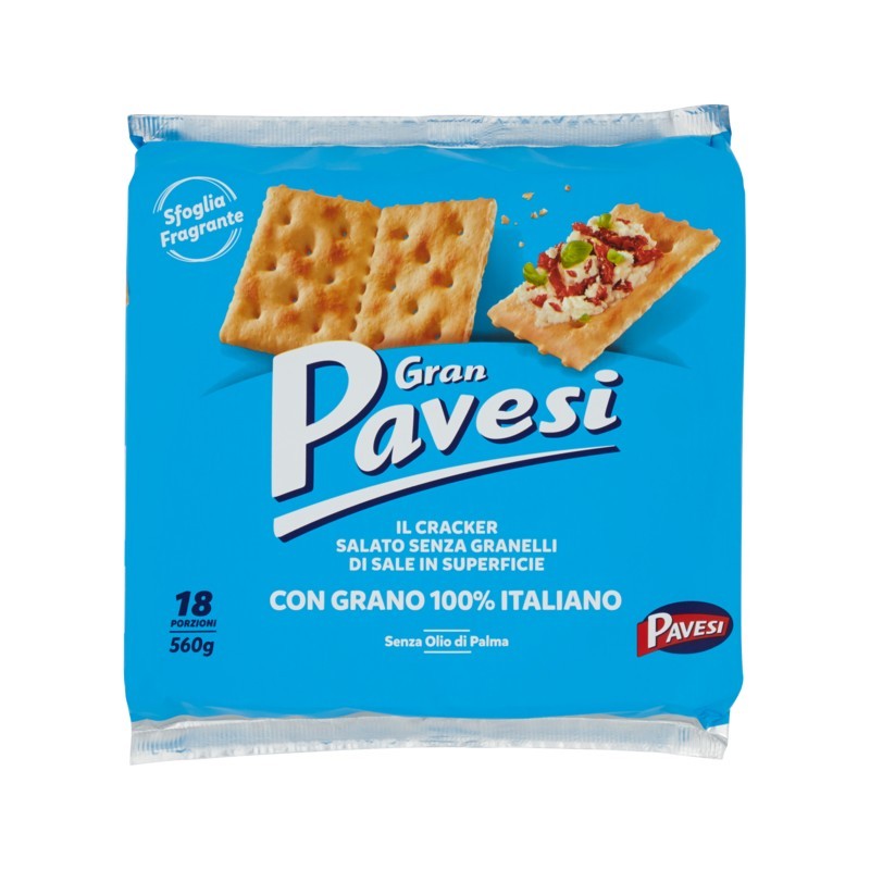 8013355999679 Gran Pavesi Box Crackers Non Salati 560gr