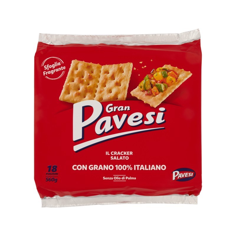 8013355999662 Gran Pavesi Crackers Salati 560gr