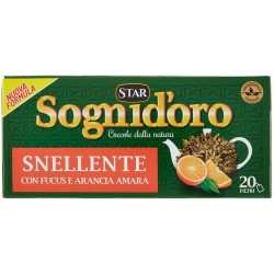 8000050457306 Sognid'oro Tisana Snellente 20 Filtri 40gr