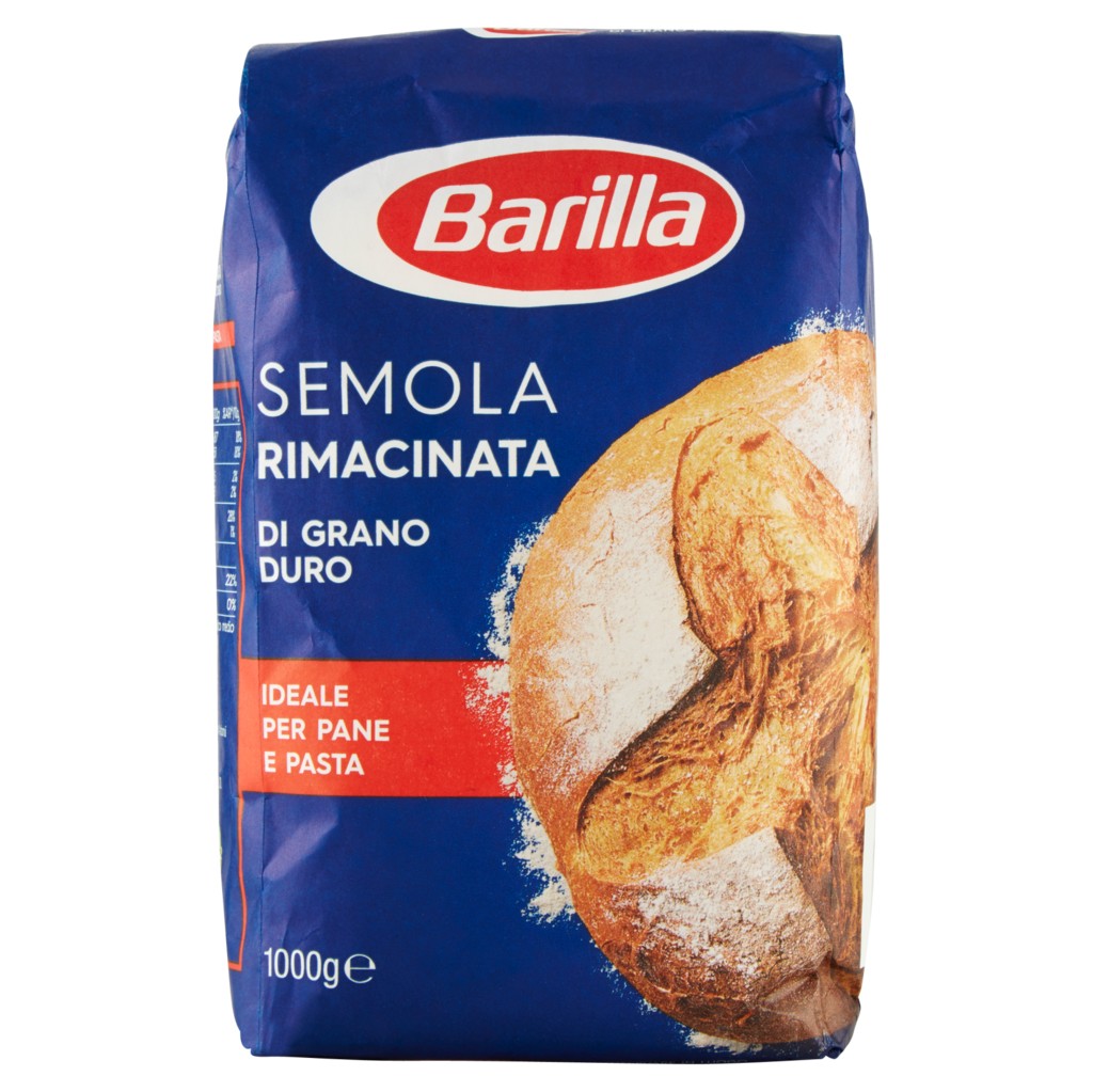 Semola Rimacinata di Grano Duro Barilla ideale per pane e pasta fresca - 1  Kg - Acquista Online Semola Barilla in offerta!