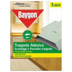 Baygon Trappola Scarafaggi Protezione Cucina 5pz