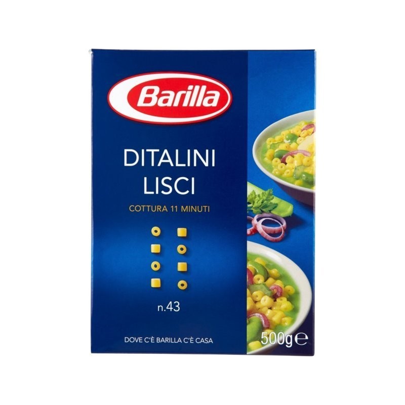 Barilla 043 Ditalini Lisci 500gr