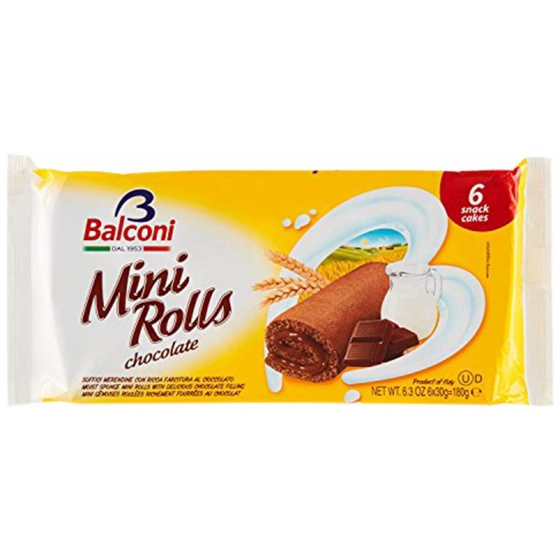 Balconi Mini Rolls Cioccolato 6x30gr