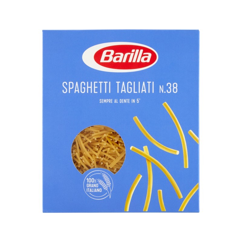 8076809504386 Barilla 038 Spaghetti Tagliati 500gr