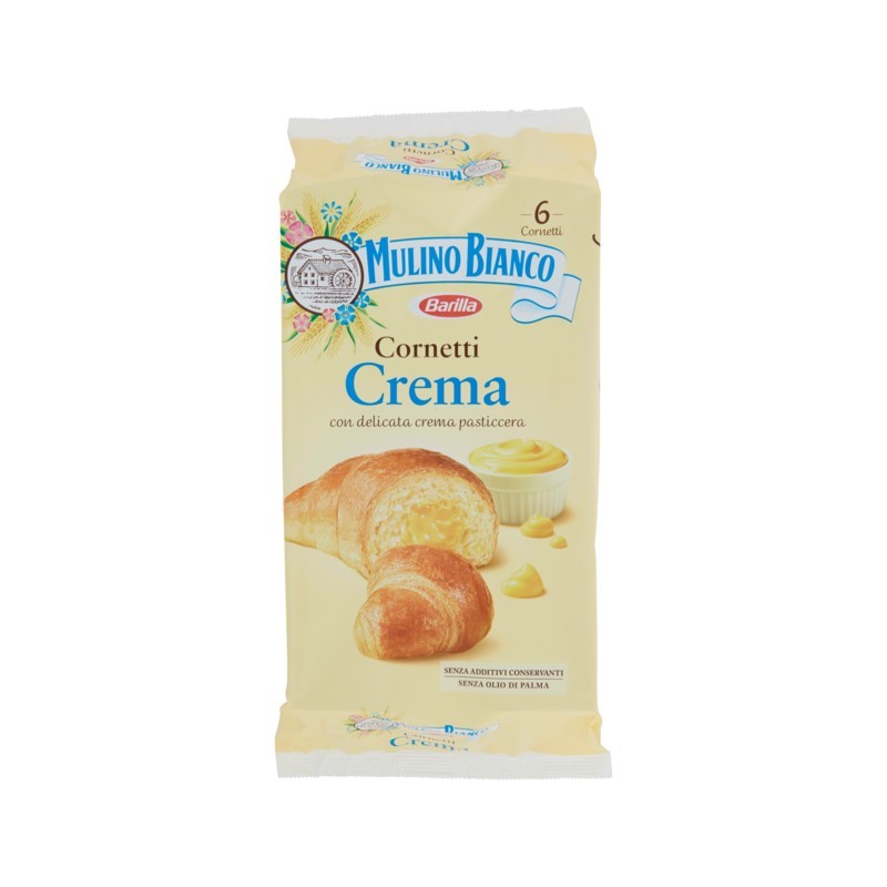 Mulino Bianco Cornetti Crema 300gr